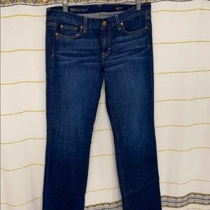J Crew bootcut jean.